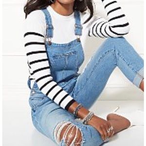 NY&Company woman’s overalls size large